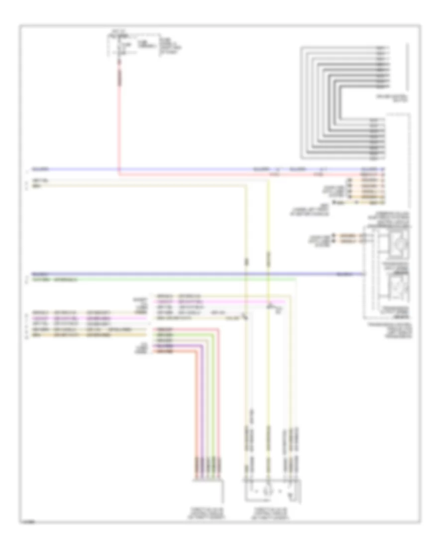 Электросхема системы круизконтроля (2 из 2) для Audi SQ5 Premium Plus 2014
