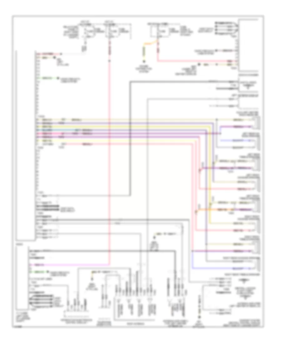 Электросхема магнитолы, основной MMI для Audi SQ5 Premium Plus 2014