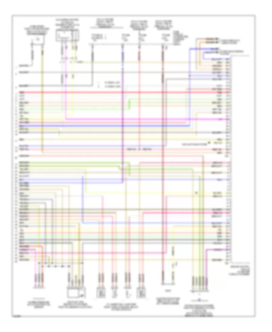 2.0L турбо дизель, Электросхема системы управления двигателем (5 из 5) для Audi A3 2.0T Quattro 2012