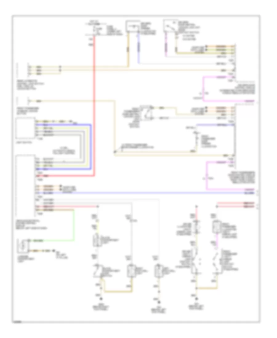 Электросхема подсветки (1 из 2) для Audi A3 2.0T Quattro 2012