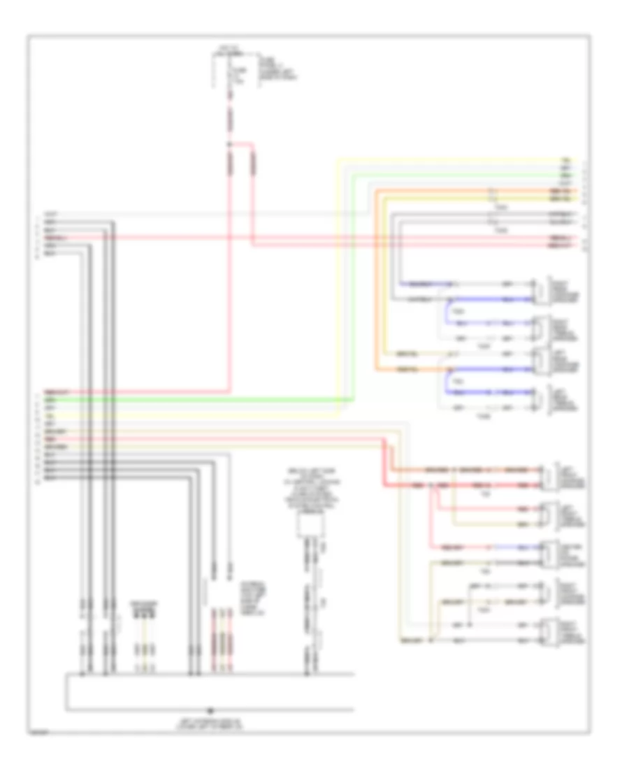 Электросхема навигации GPS, С RNS-E без Bose (2 из 3) для Audi A3 2.0T Quattro 2012