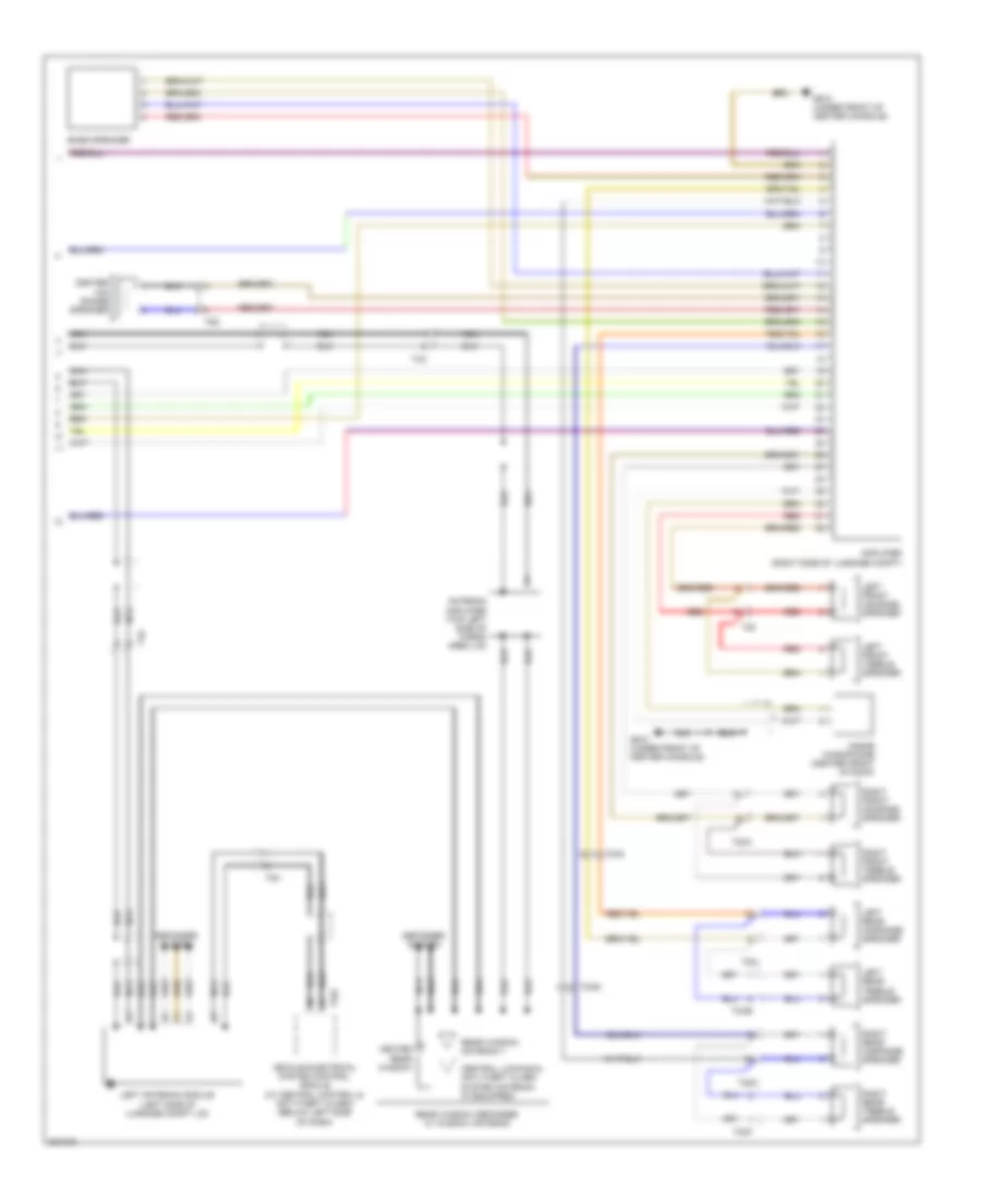 Электросхема магнитолы, С Bose (2 из 2) для Audi A3 2.0T Quattro 2012