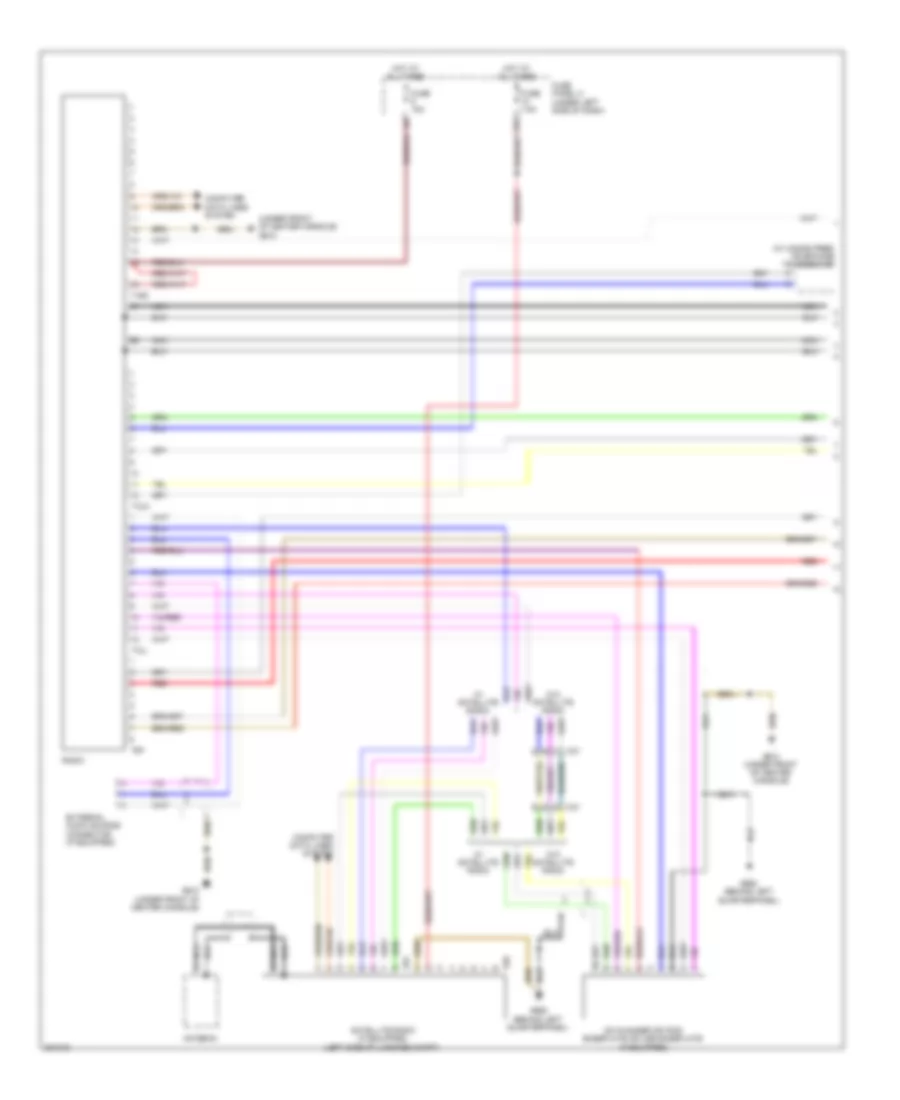 Электросхема магнитолы, без Bose (1 из 2) для Audi A3 2.0T Quattro 2012