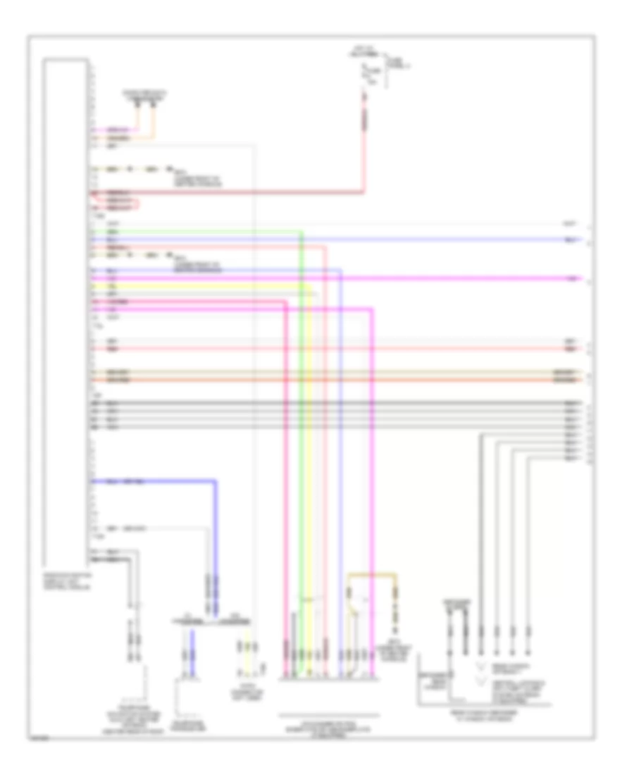 Электросхема магнитолы, без RNS-E без Усилитель (1 из 2) для Audi A3 2.0T Quattro 2012