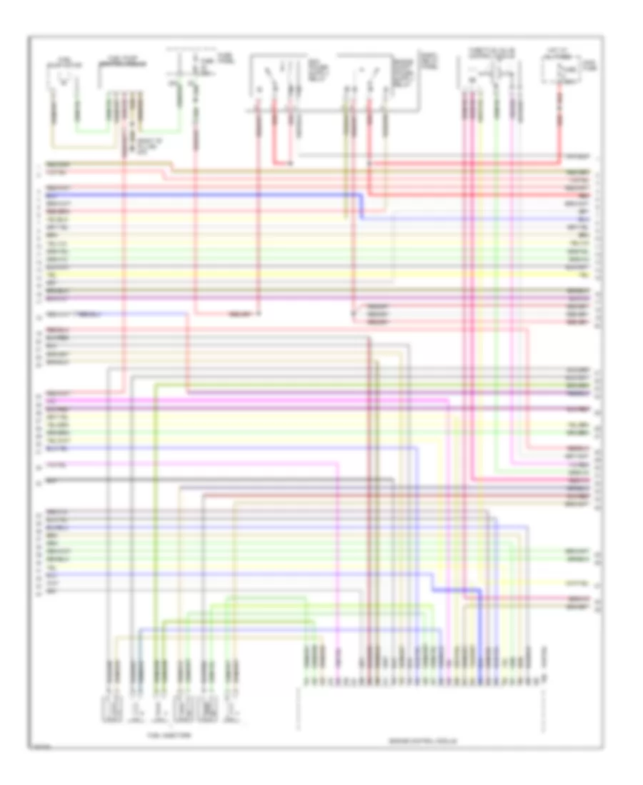 3.2L, Электросхема системы управления двигателем (3 из 4) для Audi A4 Avant Quattro 2006