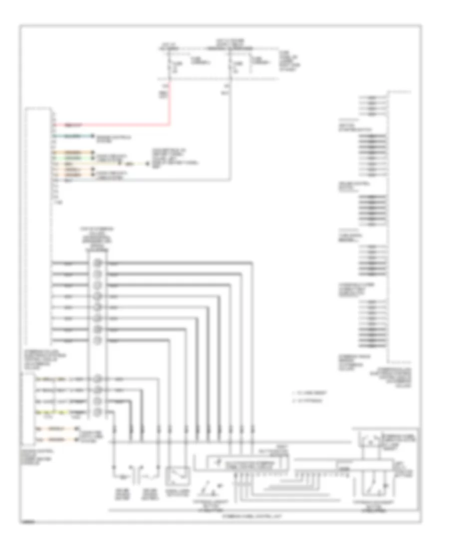 схема управляющего модуля электронных систем рулевой колонки для Audi S5 Prestige 2013