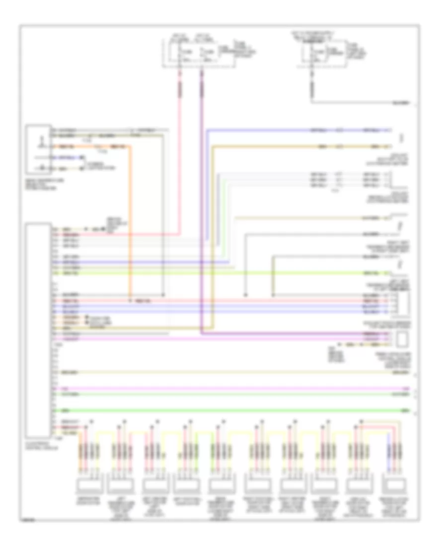 Электросхема кондиционера, Основная (1 из 2) для Audi S6 2013