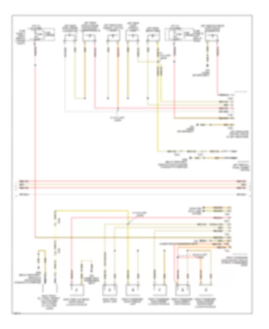 Электросхема подсветки (2 из 3) для Audi S6 2013