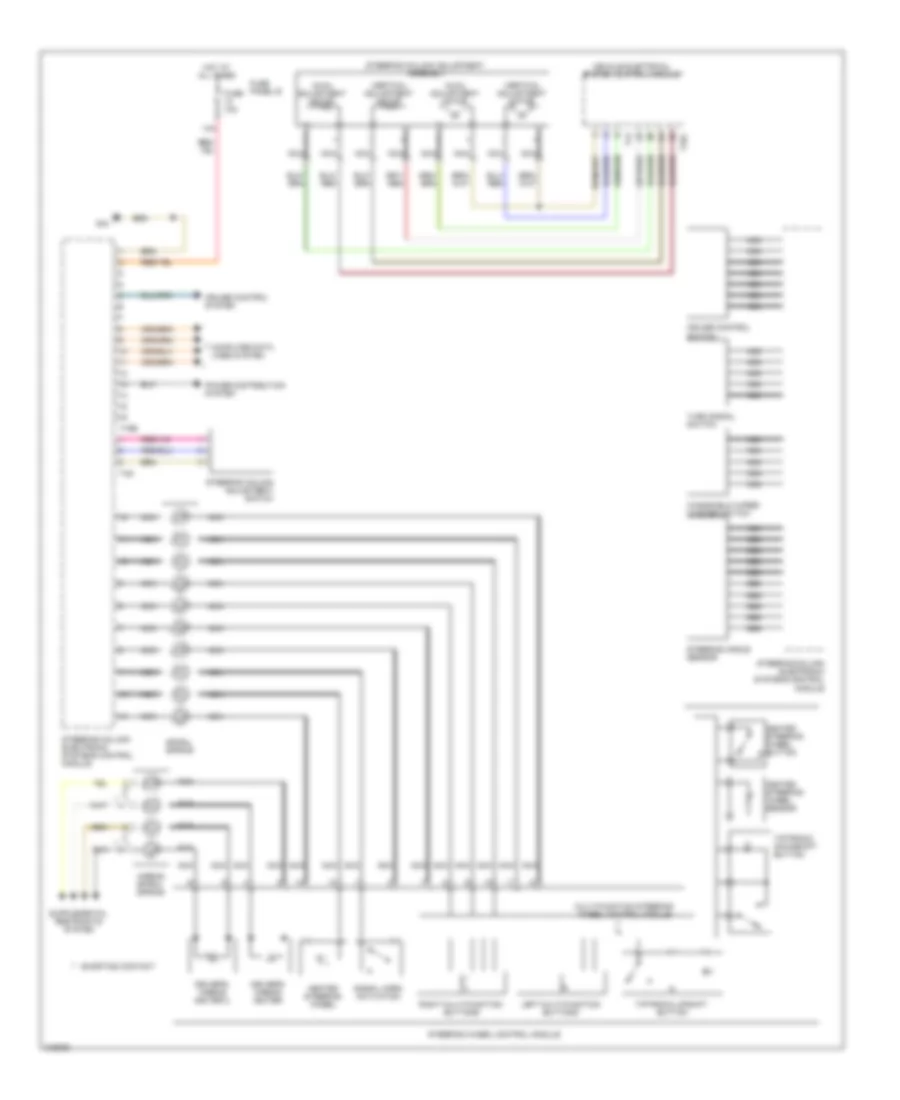 схема управляющего модуля электронных систем рулевой колонки для Audi A6 2006