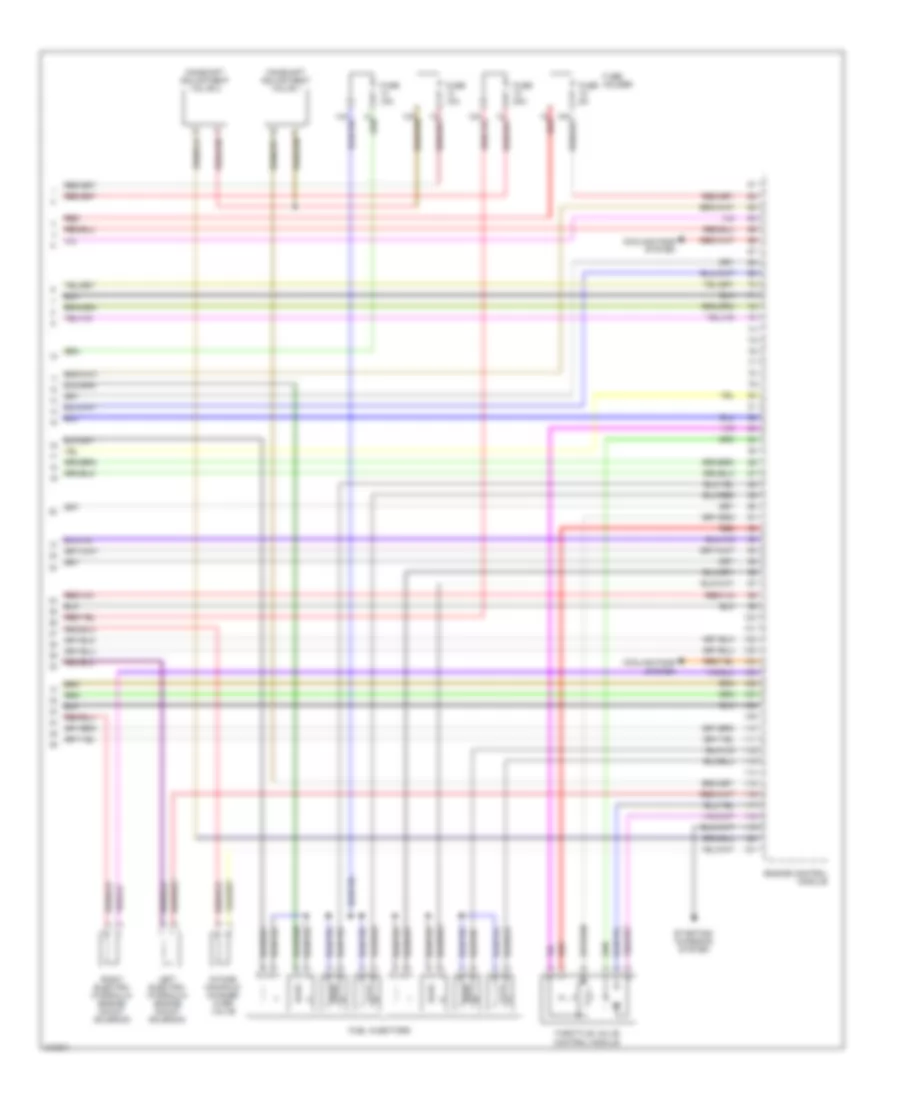 4.2L, Электросхема системы управления двигателем (4 из 4) для Audi A6 Avant Quattro 2006