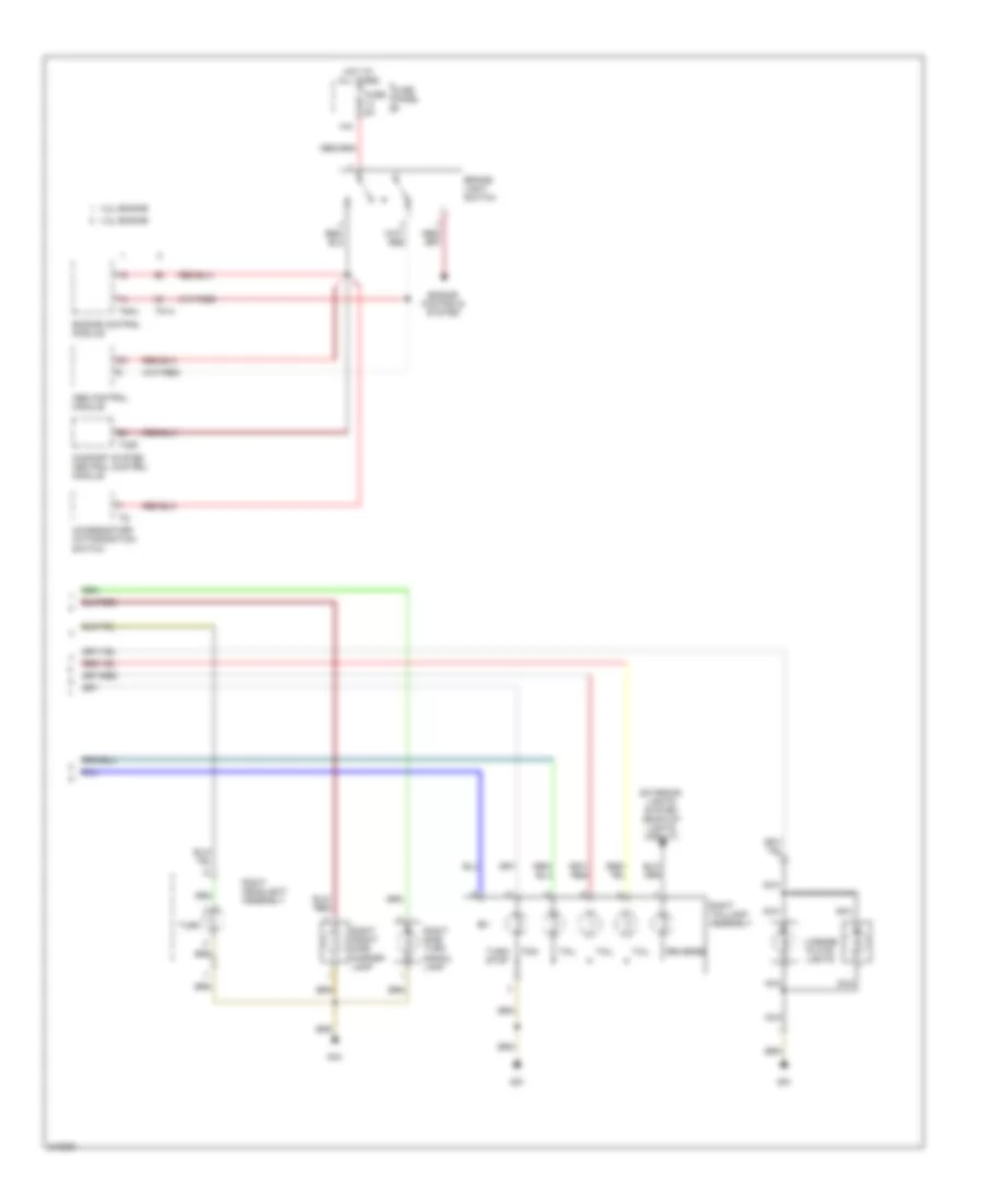 Электросхема внешнего освещения, седан (2 из 2) для Audi A6 Avant Quattro 2006