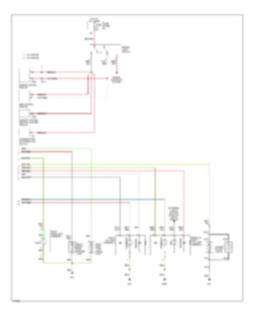 Электросхема внешнего освещения, Универсал (2 из 2) для Audi A6 Avant Quattro 2006