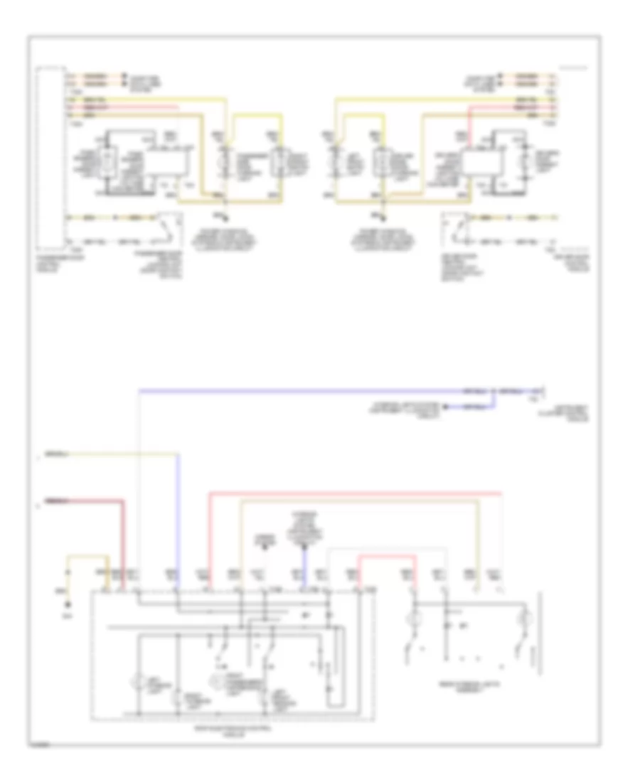 Электросхема подсветки (2 из 2) для Audi A6 Avant Quattro 2006