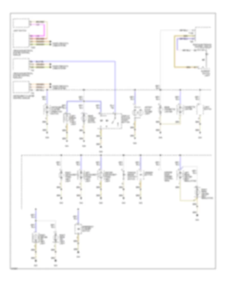 Электросхема подсветки приборов (1 из 2) для Audi A6 Avant Quattro 2006