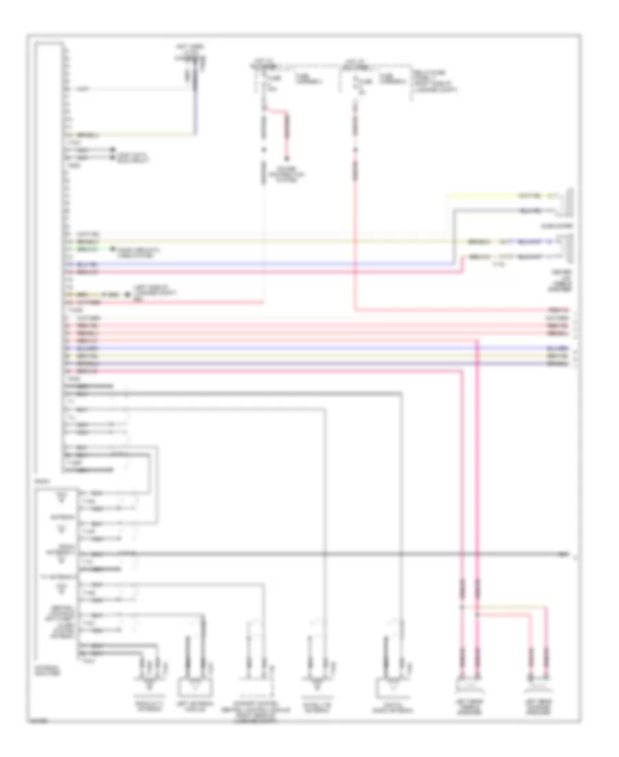 Radio Wiring Diagram, Convertible Standard MMI & Basic MMI (1 из 2) для Audi A5 2.0T 2012