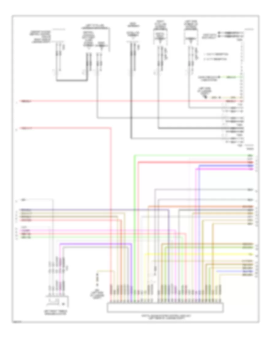 Radio Wiring Diagram, withBang & Olufson Sound (2 из 3) для Audi A7 2012