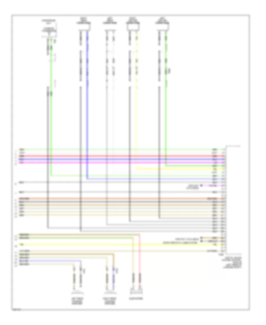 Radio Wiring Diagram, withBang & Olufson Sound (3 из 3) для Audi A7 2012