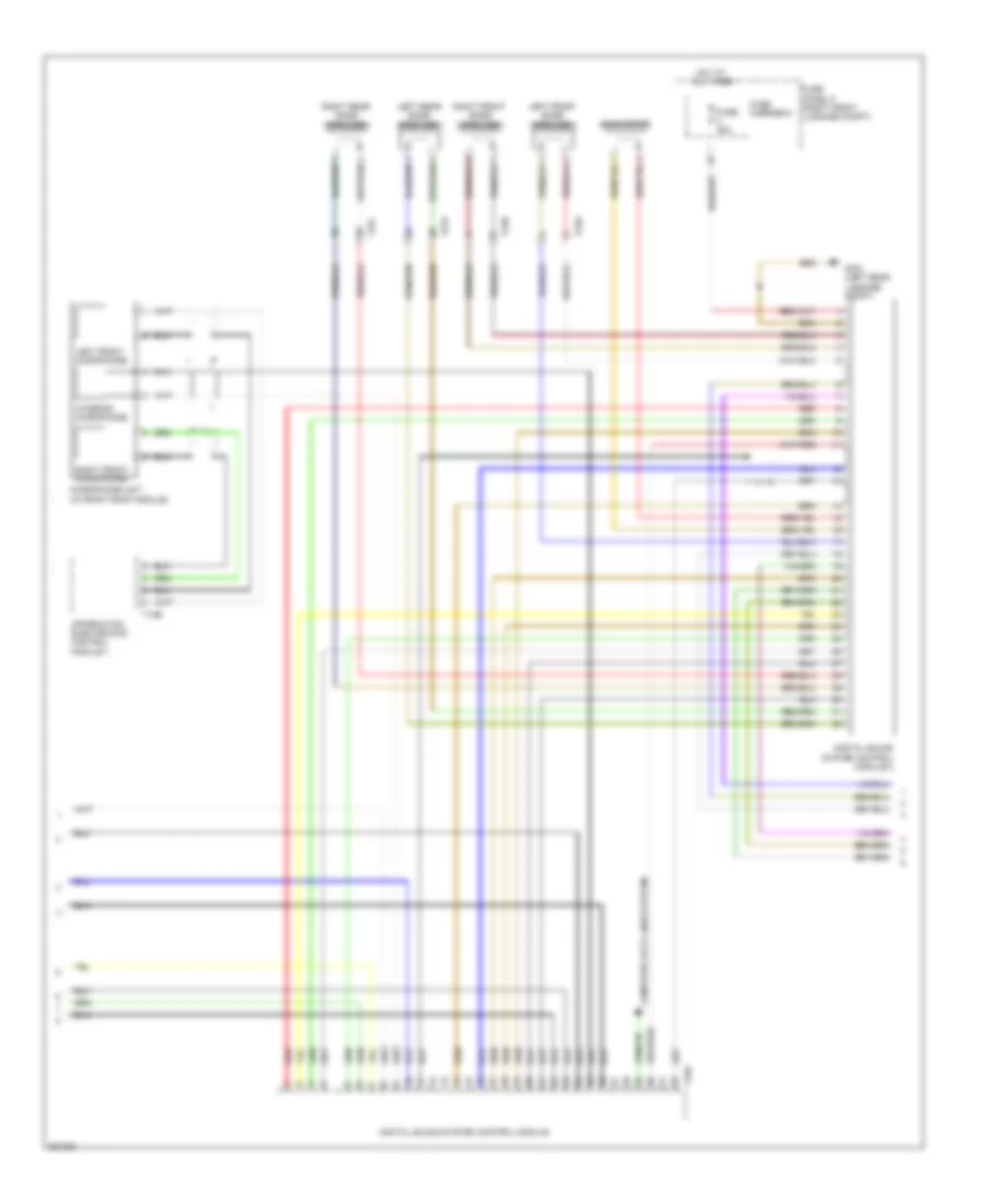 Radio Wiring Diagram, withBang & Olufson Sound (2 из 3) для Audi A8 2012
