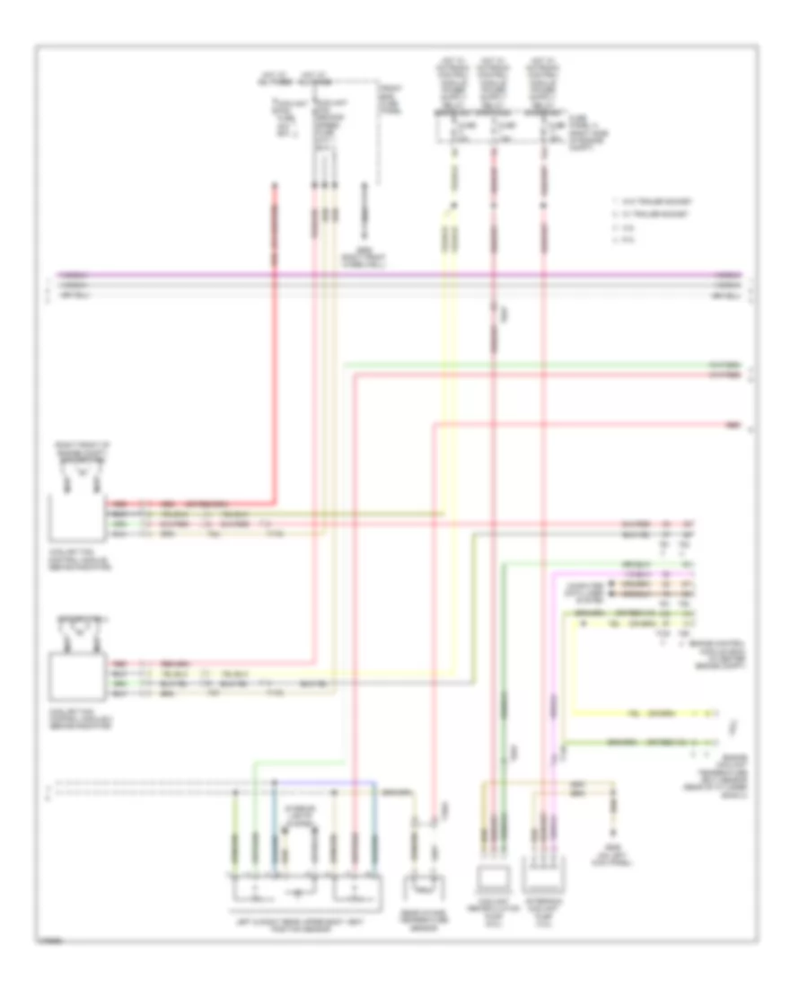 Электросхема кондиционера (3 из 4) для Audi A8 L 2012