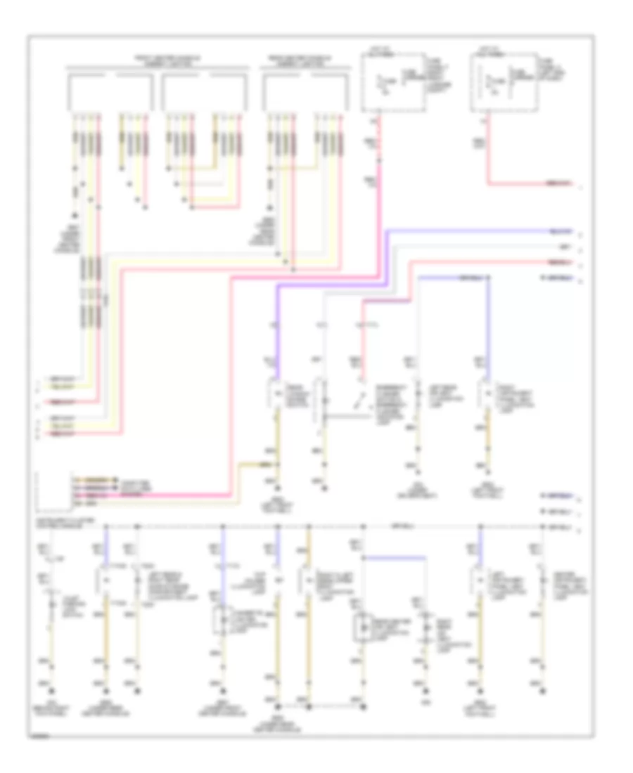 Электросхема подсветки приборов (2 из 5) для Audi A8 L 2012