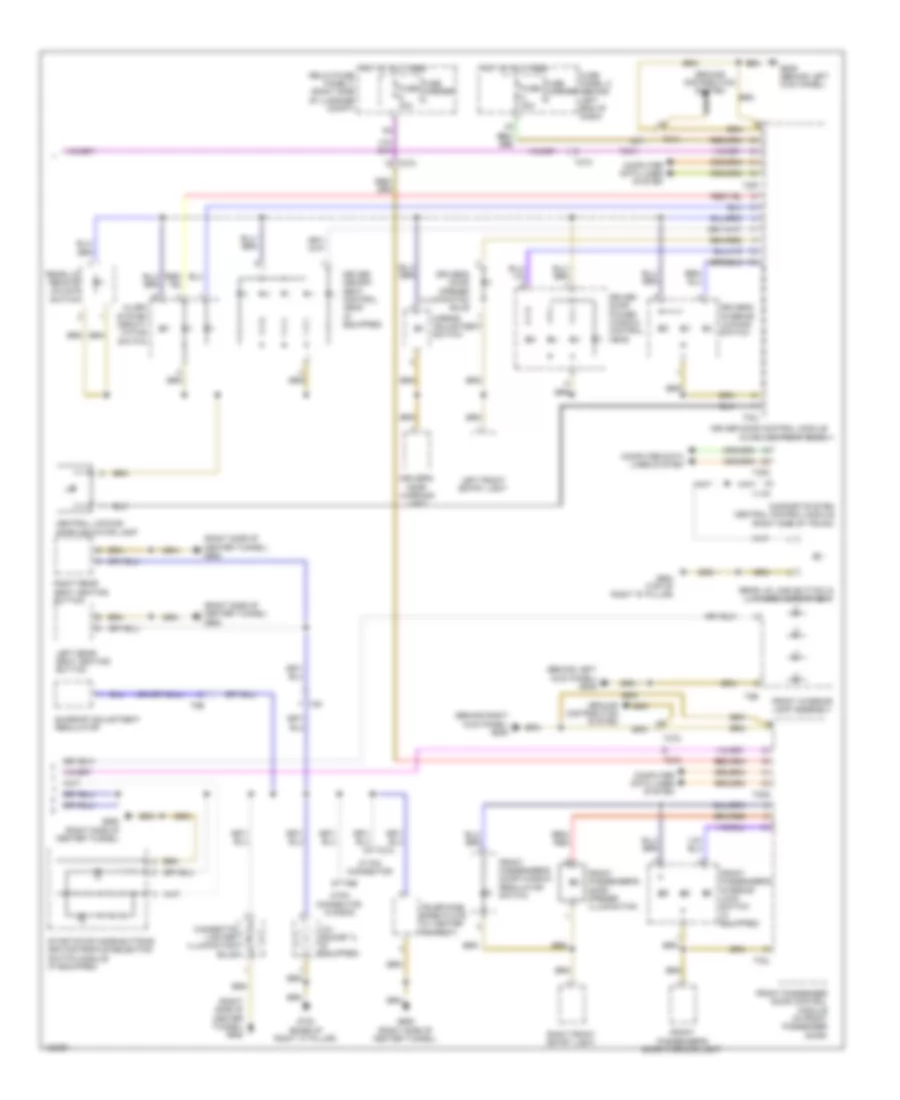 Электросхема подсветки приборов (2 из 2) для Audi A4 2014