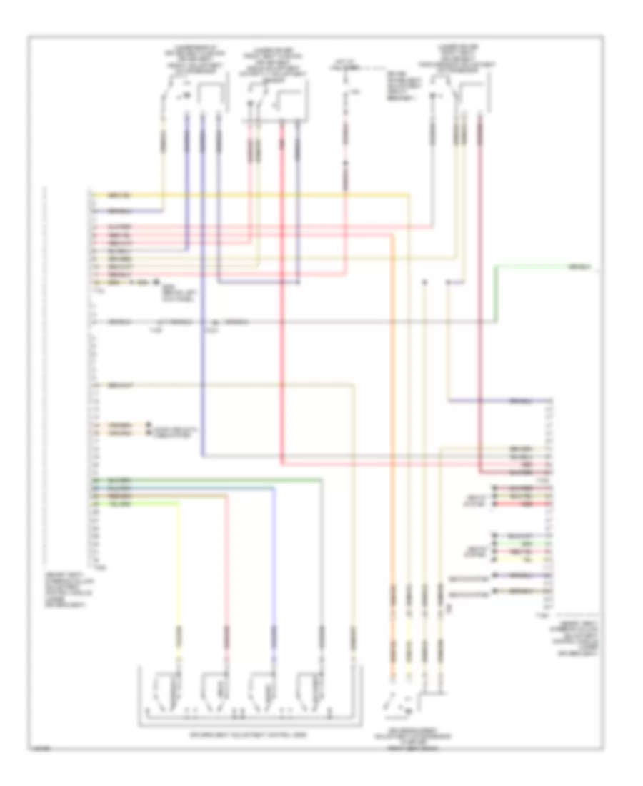 Электросхема системы памяти (1 из 3) для Audi A4 2014