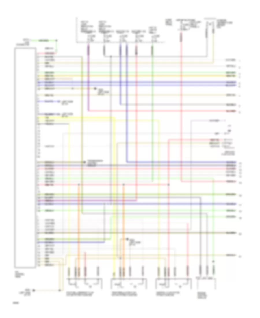 Автомобиль. Системная Монтажная схема A/C-Heater (С Электросхемой автоматической коробки передач АКПП 1 Из 2) для Audi 90 S 1994