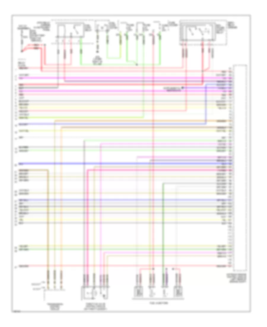 1.8L, Электросхема системы управления двигателем (4 из 4) для Audi A4 Quattro 2002