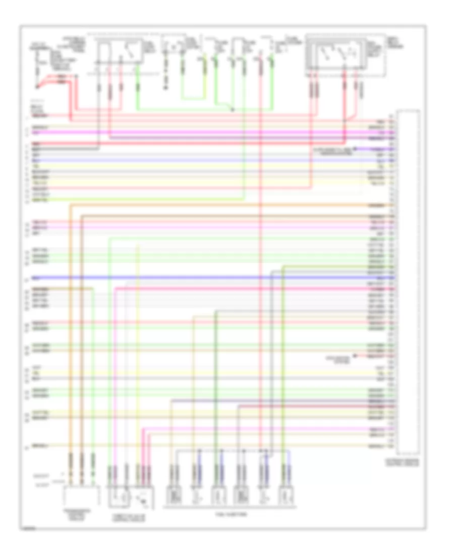 3.0L, Электросхема системы управления двигателем (4 из 4) для Audi A4 Quattro 2002