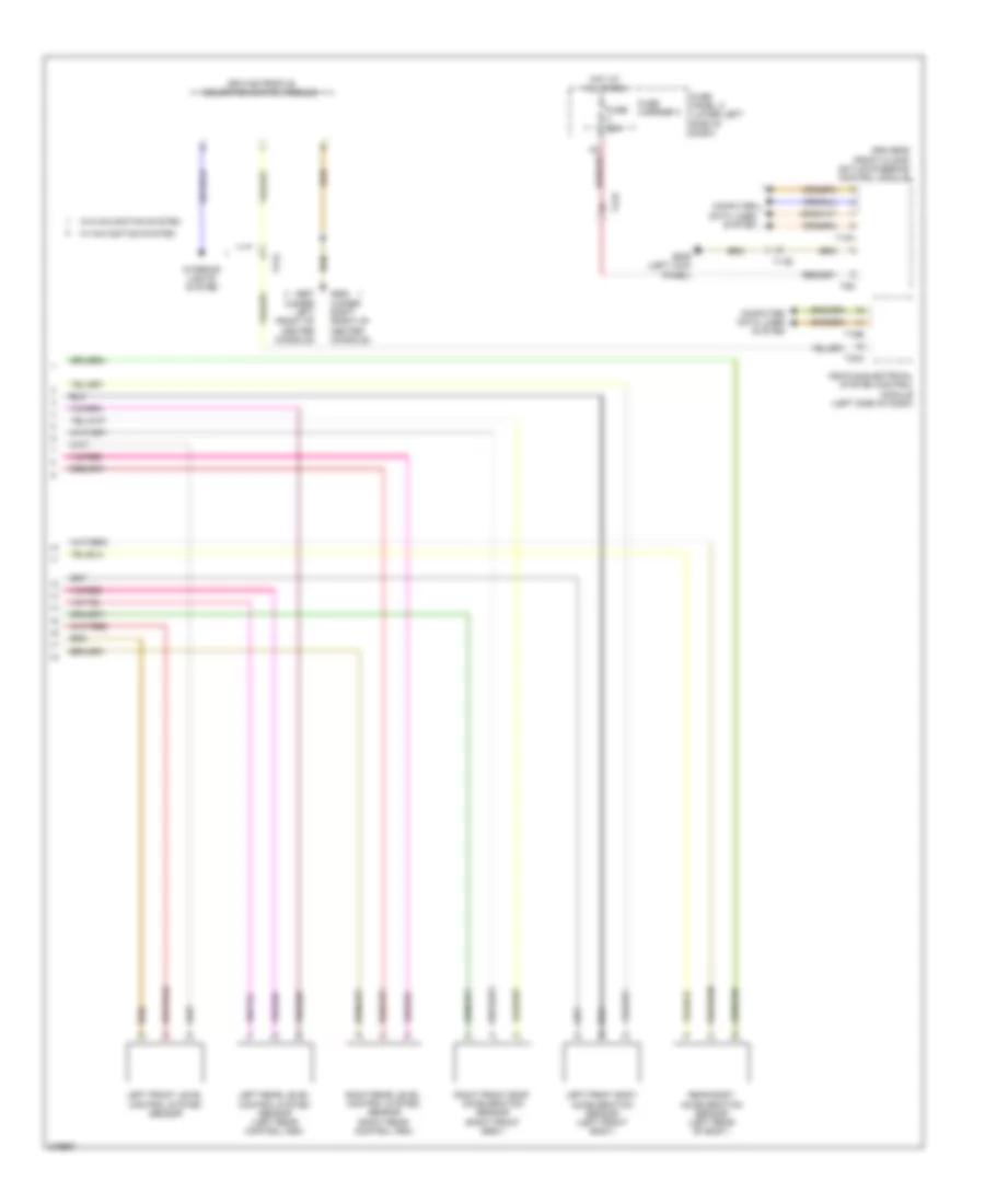 Электросхема электроники подвески (2 из 2) для Audi Q5 2.0T 2012