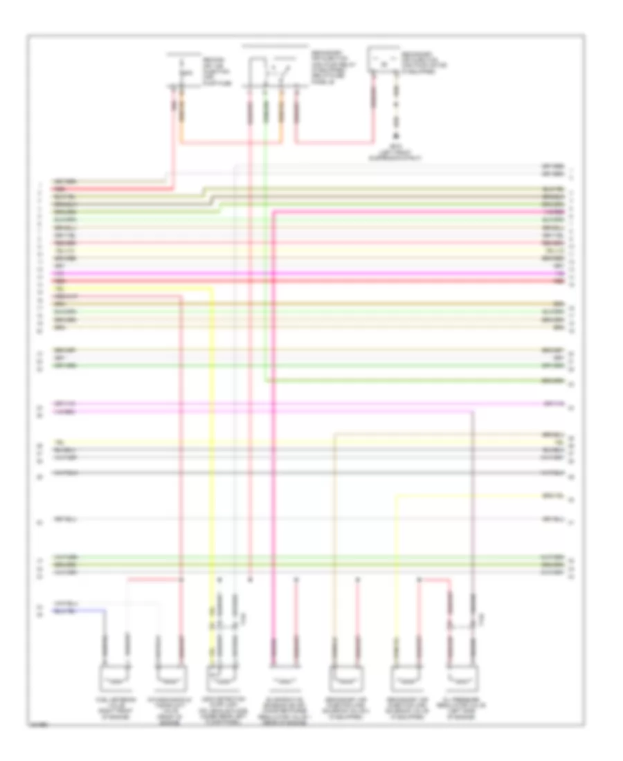 3.2L, Электросхема системы управления двигателем (7 из 8) для Audi Q5 2.0T 2012
