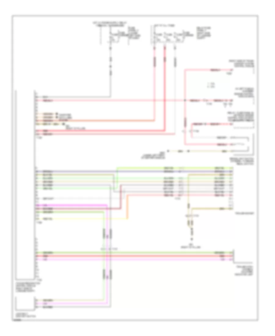 Электросхема розетки подключения прицепа для Audi Q5 2.0T 2012
