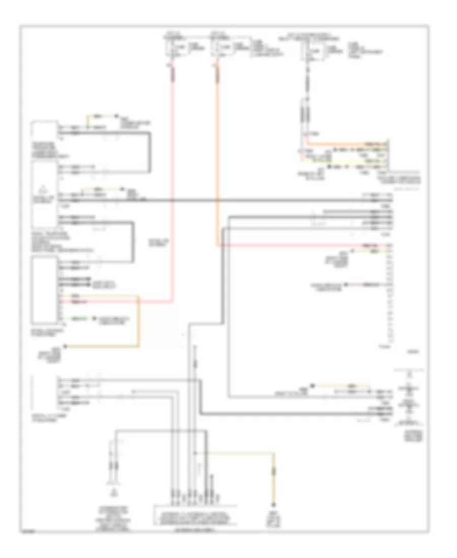 Radio Wiring Diagram, DSP Radio withBang & Olufsen (3 из 3) для Audi Q7 3.0T 2012