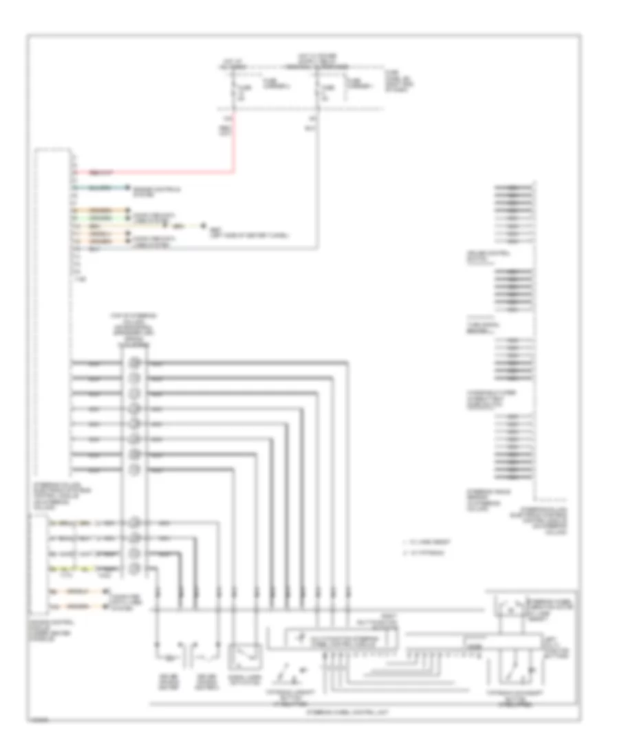 схема управляющего модуля электронных систем рулевой колонки для Audi A5 Premium Plus 2014