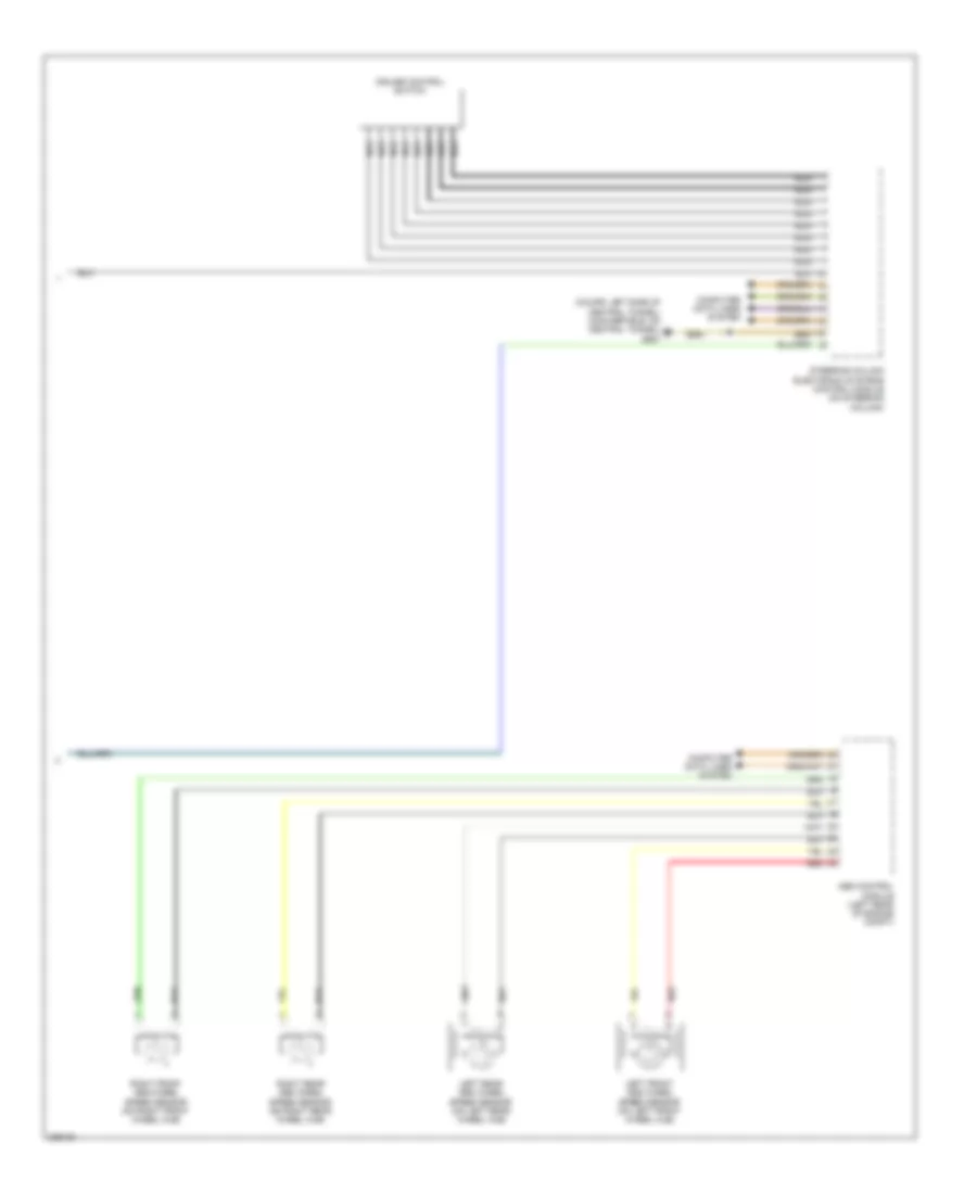 Электросхема системы круизконтроля (2 из 2) для Audi A5 2.0T Quattro 2010