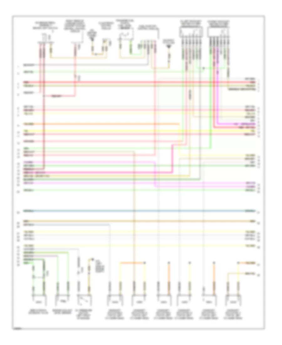 3.2L, Электросхема системы управления двигателем (4 из 8) для Audi A5 2.0T Quattro 2010