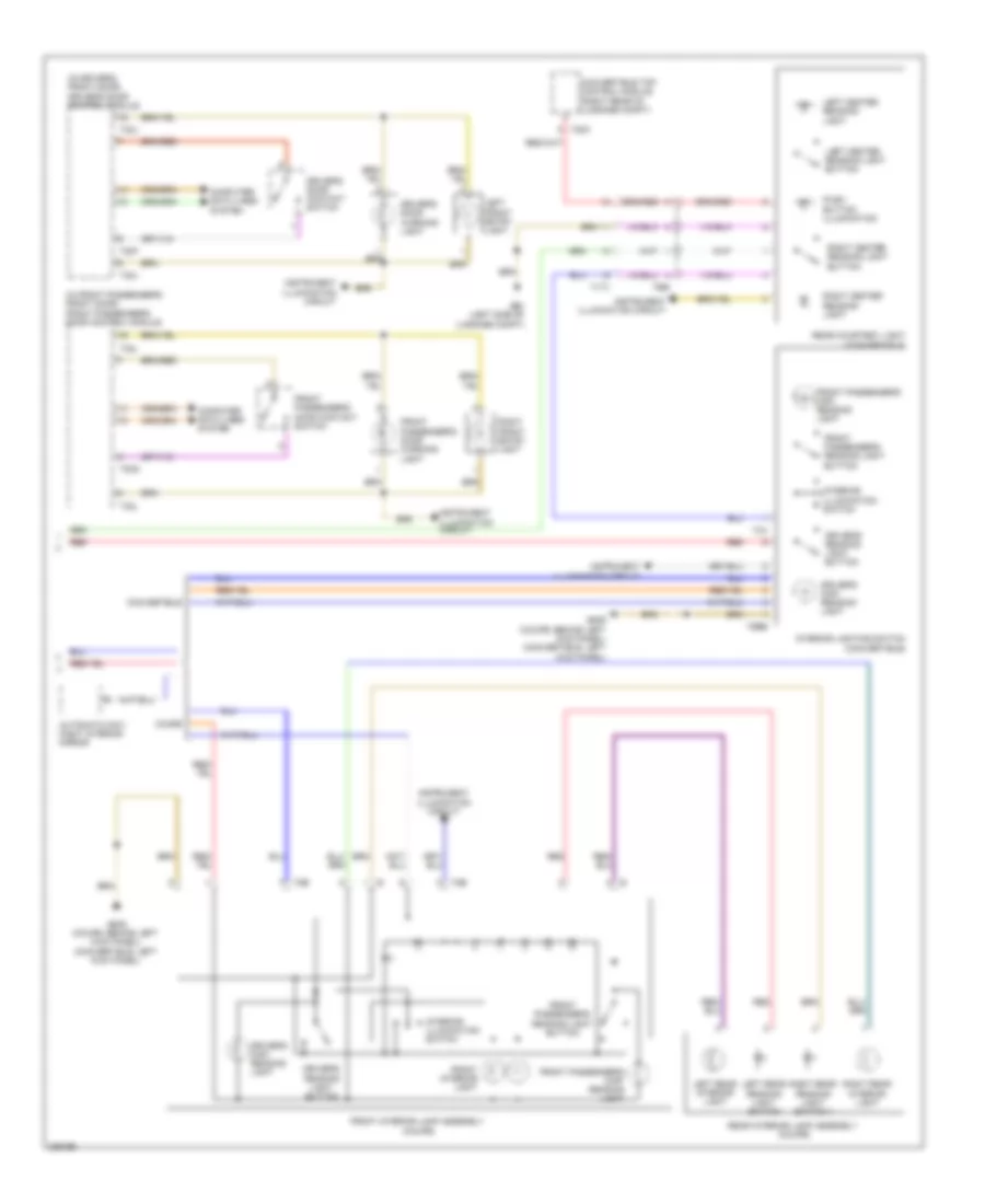 Электросхема подсветки (2 из 2) для Audi A5 2.0T Quattro 2010