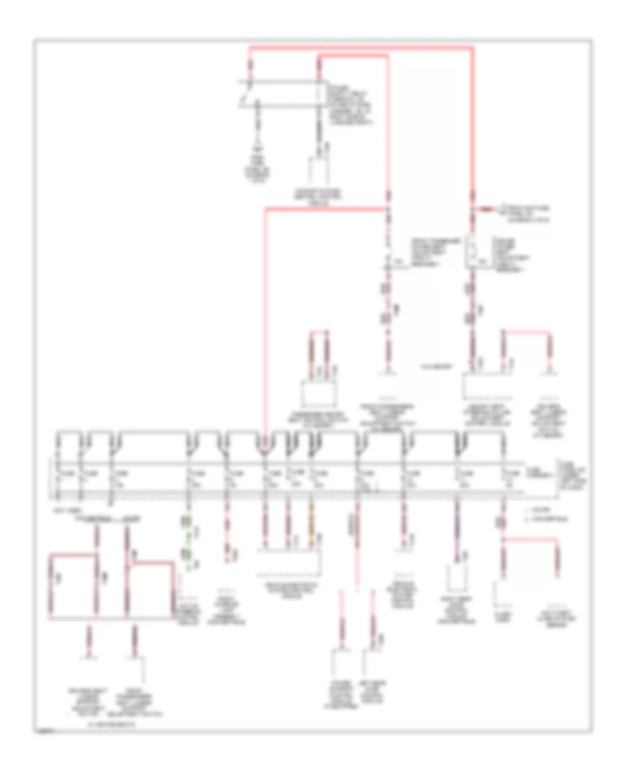 Электросхема блока предохранителей и реле (8 из 9) для Audi A5 2.0T Quattro 2010