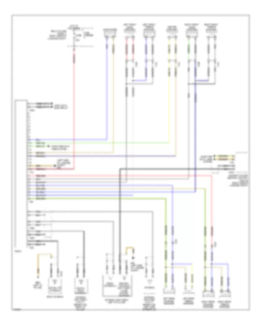 Электросхема магнитолы, основная для Audi A6 Premium Plus 2014