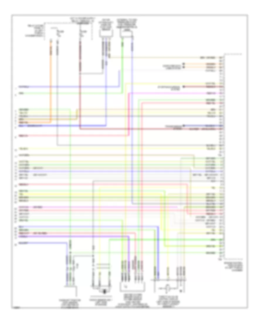 2.0L турбо, Электросхема системы управления двигателем (6 из 6) для Audi A6 Premium Plus 2014