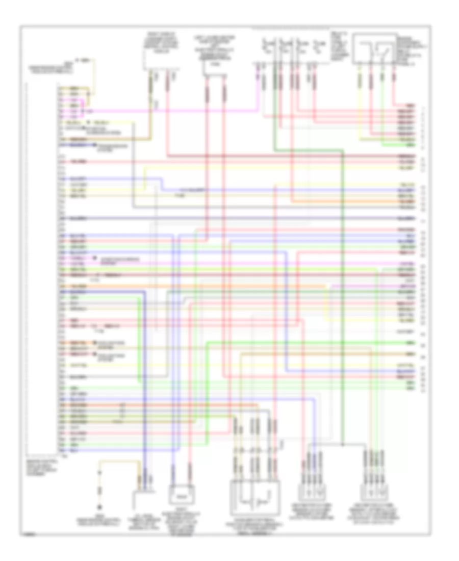 3.0L SC, Электросхема системы управления двигателем (1 из 8) для Audi A6 Premium Plus 2014