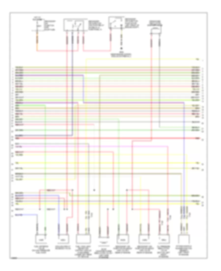 3.0L SC, Электросхема системы управления двигателем (7 из 8) для Audi A6 Premium Plus 2014