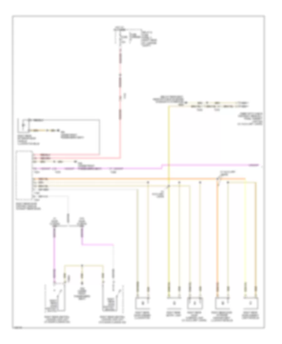 Электросхема подсветки (1 из 6) для Audi A6 Premium Plus 2014