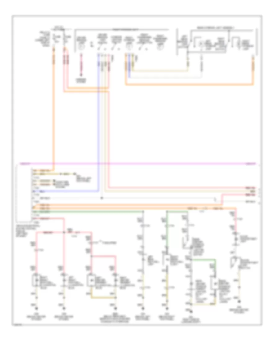 Электросхема подсветки (2 из 6) для Audi A6 Premium Plus 2014