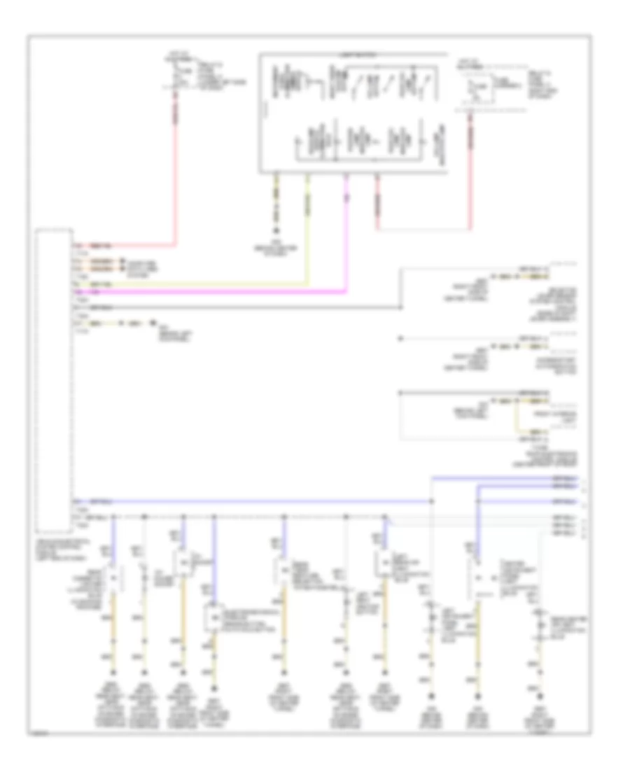 Электросхема подсветки приборов (1 из 4) для Audi A6 Premium Plus 2014