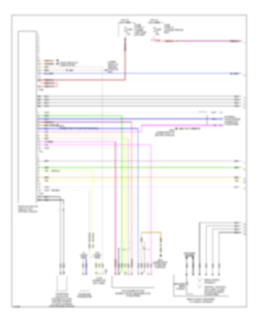 Navigation Wiring Diagram, withRNS Low & Bose (1 из 2) для Audi A3 Premium Plus 2013