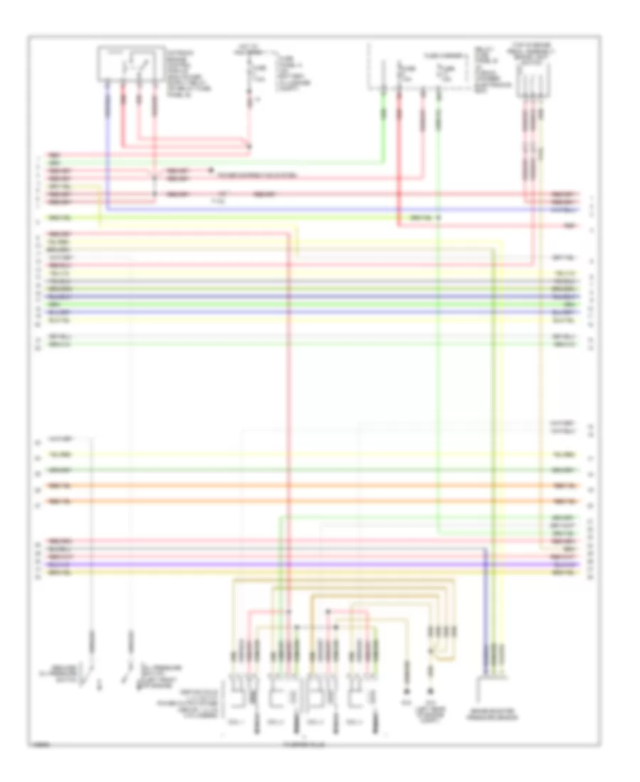2.0L турбо, Электросхема системы управления двигателем (2 из 6) для Audi A4 Prestige 2013