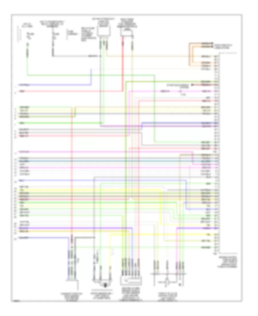2.0L турбо, Электросхема системы управления двигателем (6 из 6) для Audi A4 Prestige 2013