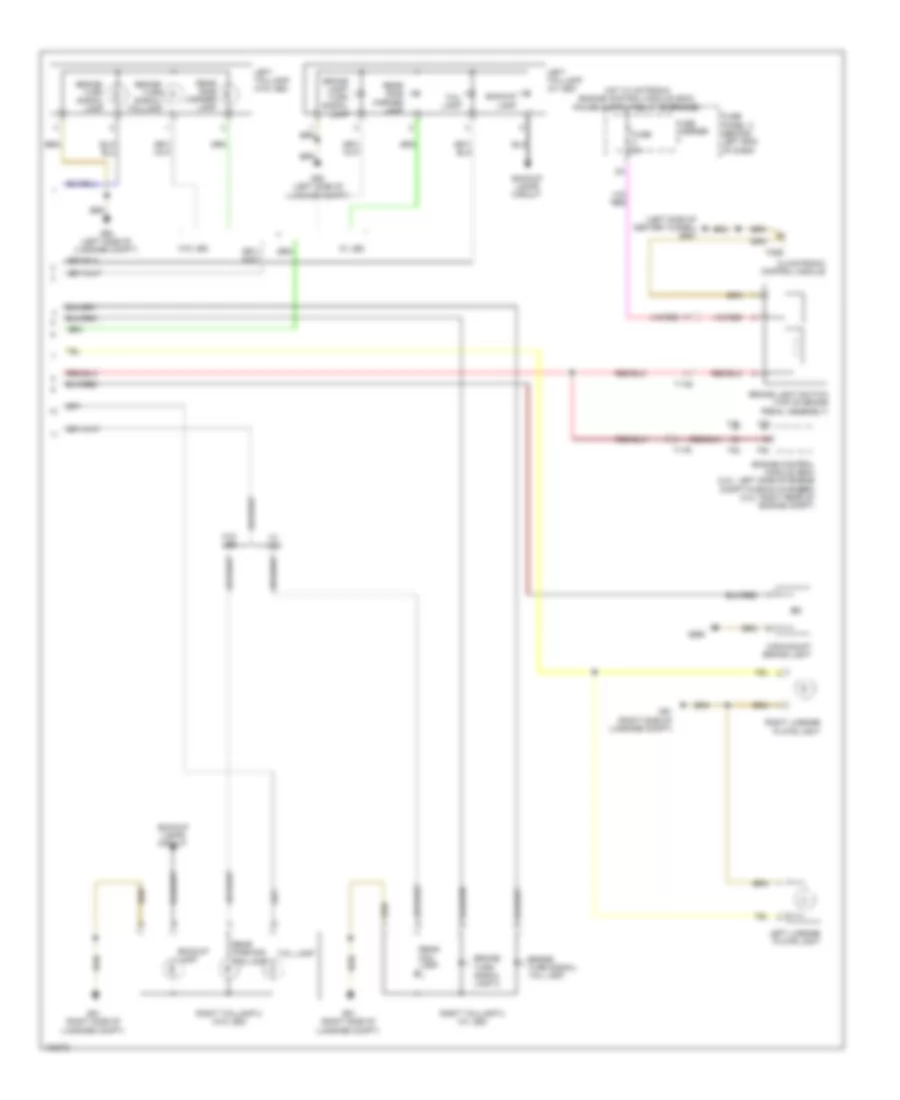 Электросхема внешнего освещения (4 из 4) для Audi A4 Prestige 2013