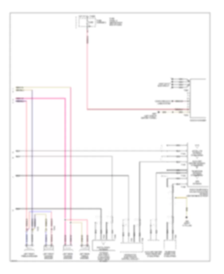Электросхема магнитолы, основной MMI (2 из 2) для Audi A4 Prestige 2013